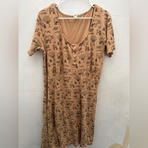 Kate Quinn Tan Organic Cotton Dress